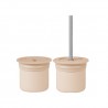 SIP + SNACK BUBLE BEIJE/POWDER GREY MINIKOIO