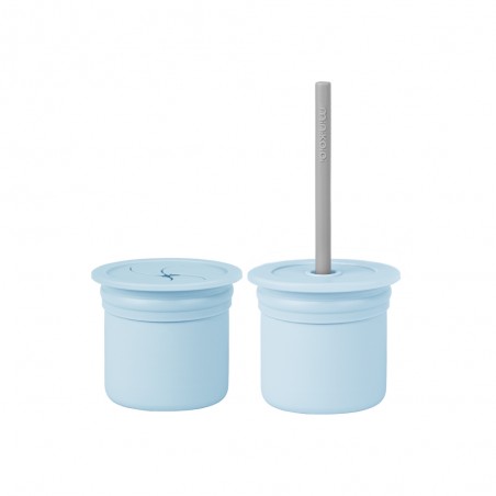SIP + SNACK MINERAL BLUE/POWDER GREY MINIKOIO