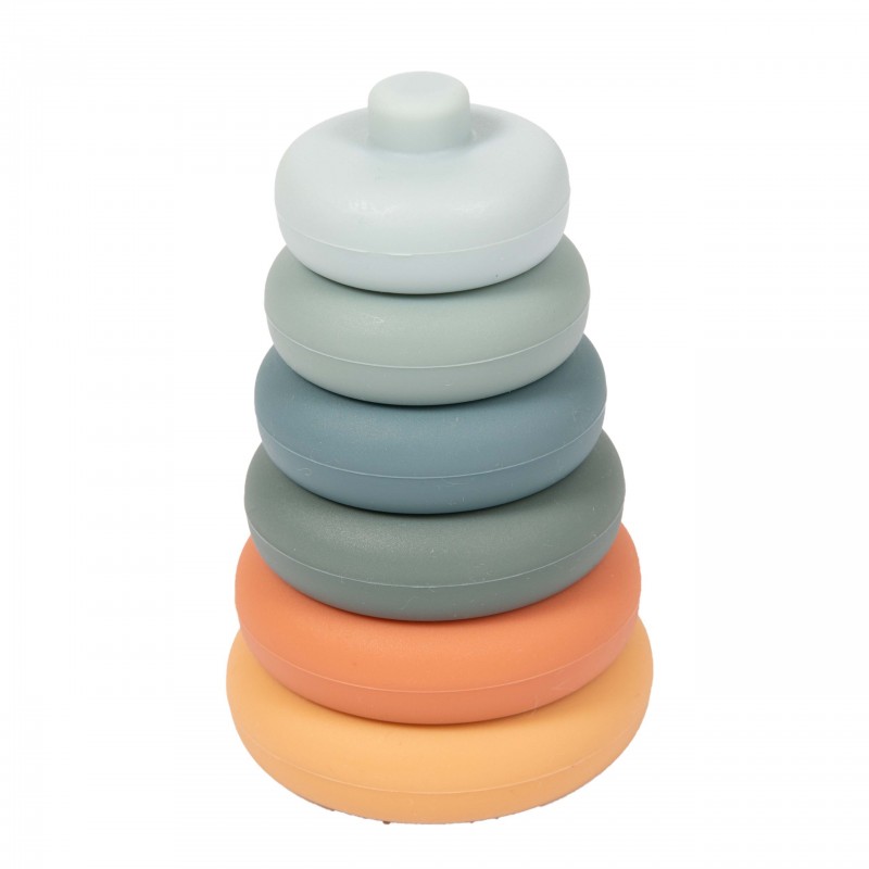 PIRAMIDE DE ANILHAS EM SILICONE BO JUNGLE