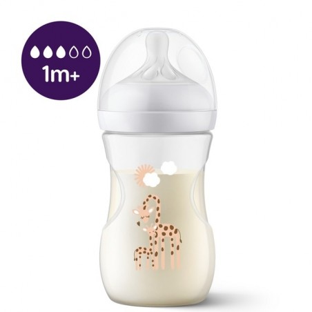 BIBERÃO 260ml NATURAL RESPONSE GIRAFA PHILIPS AVENT