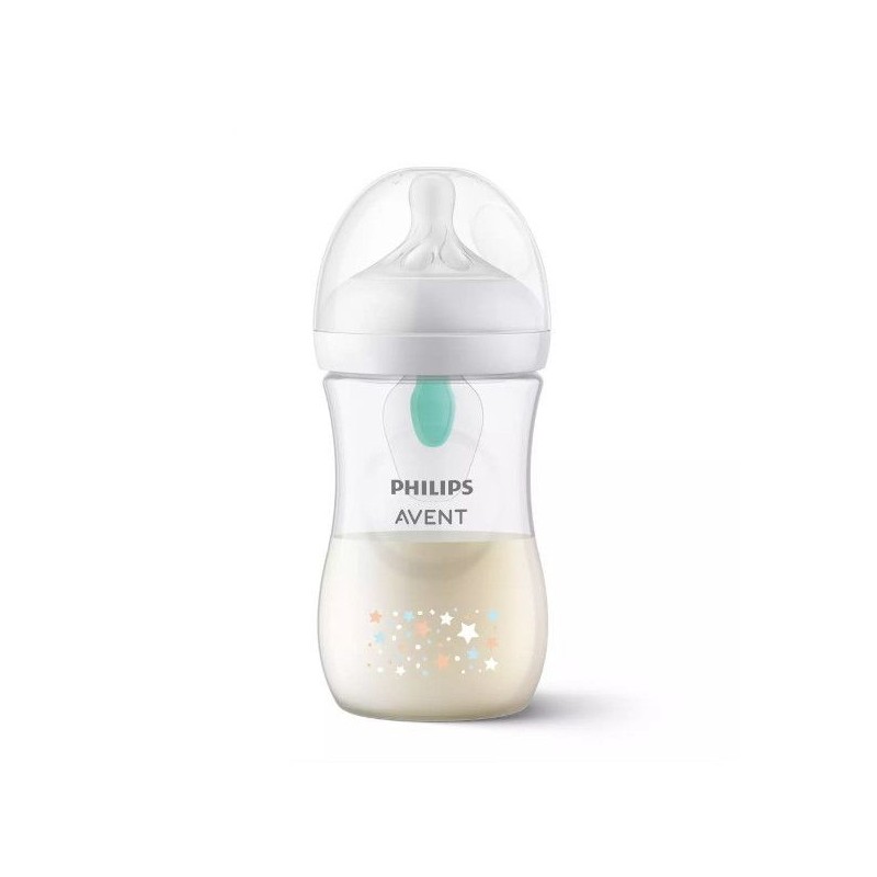BIBERÃO 260ml NATURAL RESPONSE AIR FREE ESTRELAS AVENT