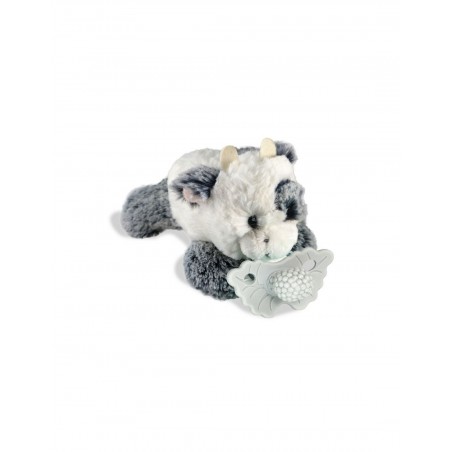 PELUCHE VACA + CHUPETA BRANCA RAZBABY