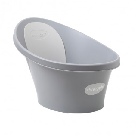BANHEIRA SHNUGGLE PEBBLE GREY APOIO BRANCO COM DRENO