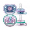 CHUPETAS ULTRA AIR DECO MENINA 6-18M