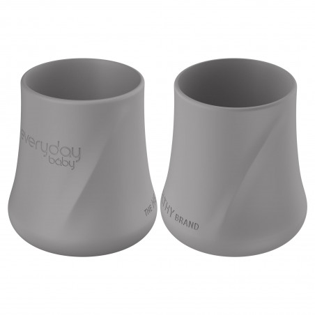 COPOS DE SILICONE GREY EVERYDAY (2 unidades)