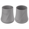 COPOS DE SILICONE GREY EVERYDAY (2 unidades)