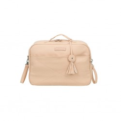 MALA DE MATERNIDADE + TROCADOR QUILT ROSA