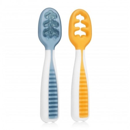 COLHERES NUMNUM (AZUL / LARANJA)