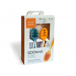 COLHERES NUMNUM (AZUL / LARANJA)