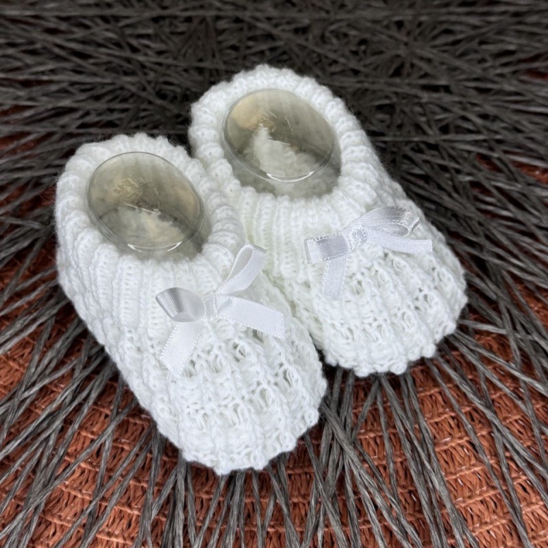 CARAPIM BEBÉ LAÇINHO CETIM BRANCO