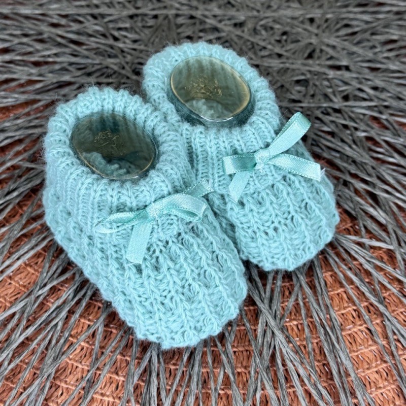 CARAPIM BEBÉ LAÇINHO CETIM VERDE