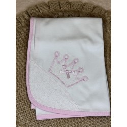 FRALDA 65X60 COROA ROSA...