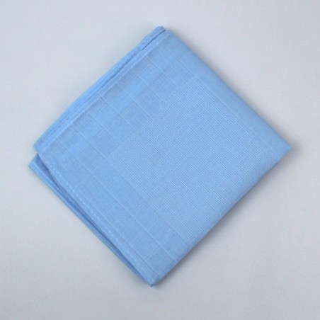 FRALDA PARA BORDAR 65X70 AZUL ALGODÃO