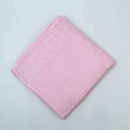 FRALDA PARA BORDAR 65X70 ROSA ALGODÃO