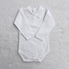 BODY BRANCO CARDADO GOLA BRANCA 6m - 185