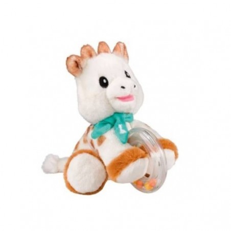 PELUCHE SENSORIAL ROCA E BOLITAS GIRAFA SOFIA 0m+