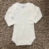 BODY BEBE SIMPLES BRANCO 1m