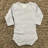 BODY BEBE SIMPLES CINZA 1m