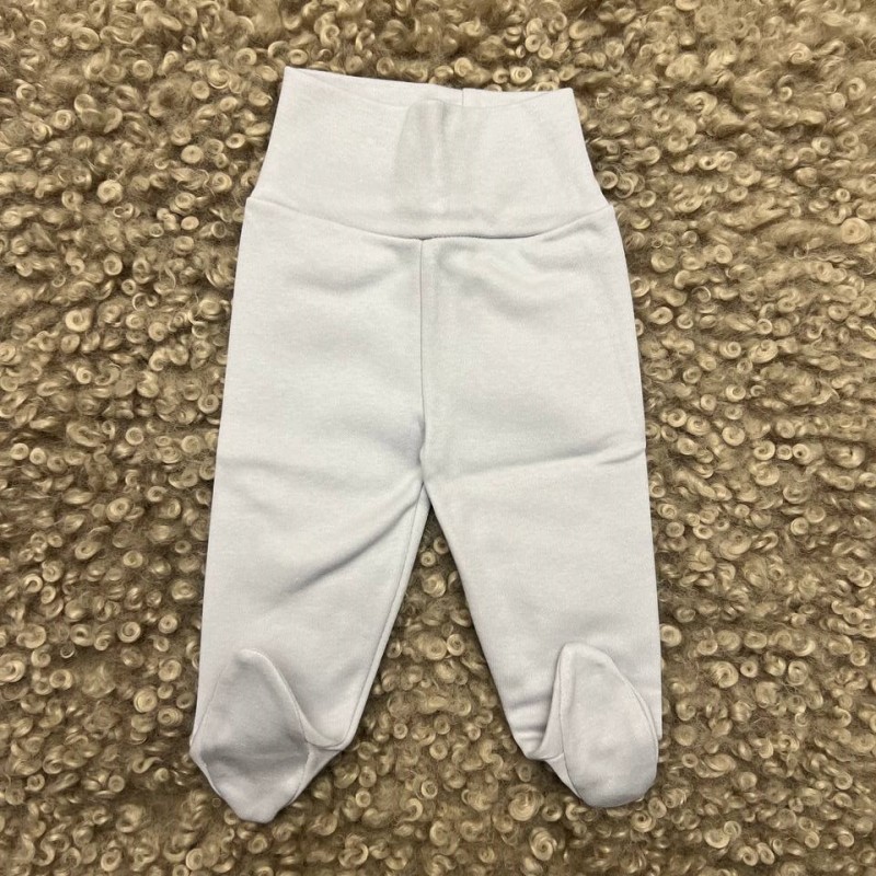 CALÇA BEBÉ COM CARDA CINZA 0m