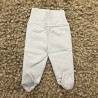 CALÇA BEBÉ COM CARDA CINZA 0m