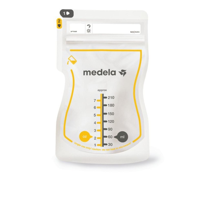 SACOS CONSERVAÇÃO LEITE MATERNO MEDELA (25 unid)
