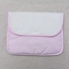 SACO PRIMEIRA ROUPA BEBÉ PARA PINTAR ROSA BOLINHAS