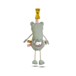 CHOCALHO PELUCHE JUNGLE PARTY CROCODILO SARO 0m+