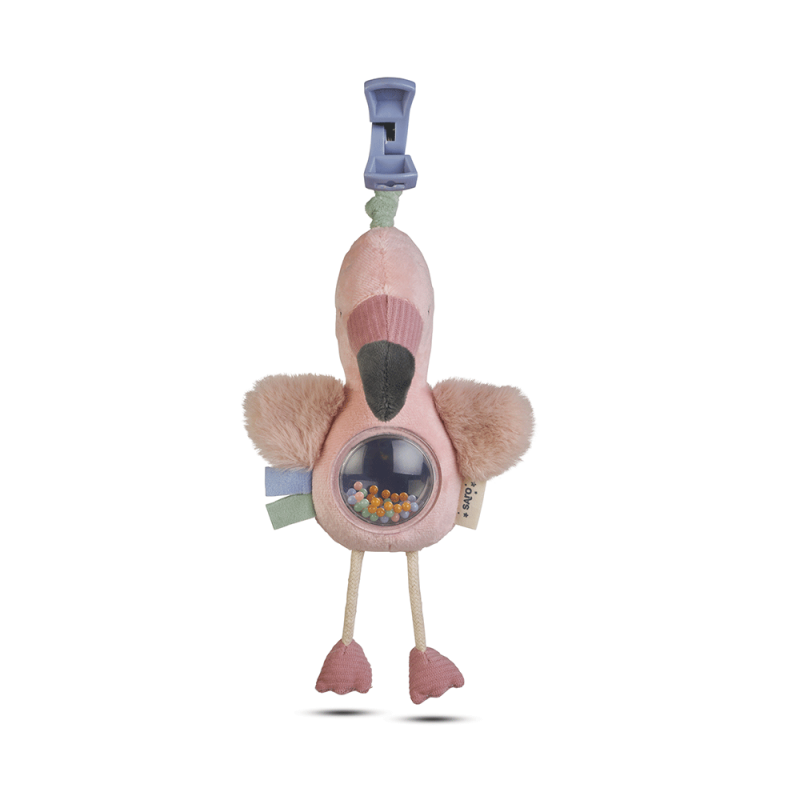 CHOCALHO PELUCHE JUNGLE FLAMINGO SARO 0m+