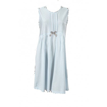 CAMISA DE NOITE SENHORA AZUL MS1543 TAM L SONIA