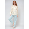 PIJAMA SENHORA MANGA COMPRIDA MS3720  TAM M SONIA