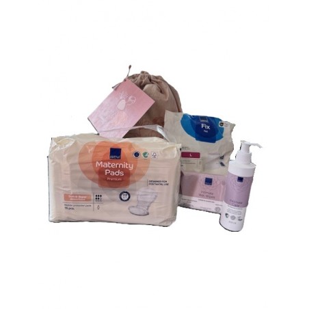 KIT PÓS-PARTO TAM L MOM CARE BAMBO NATURE