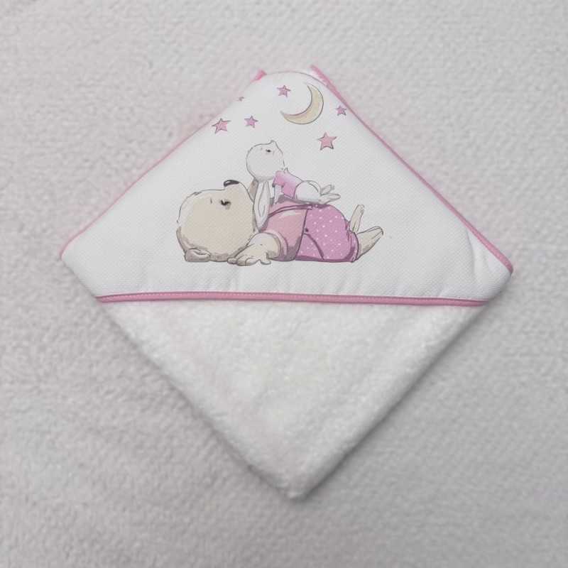 TOALHA BANHO OS SONHADORES ROSA 80X80