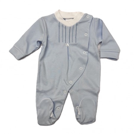 BABYGROW MENINO AZUL CLARO TAM 0/1 ALGODÃO