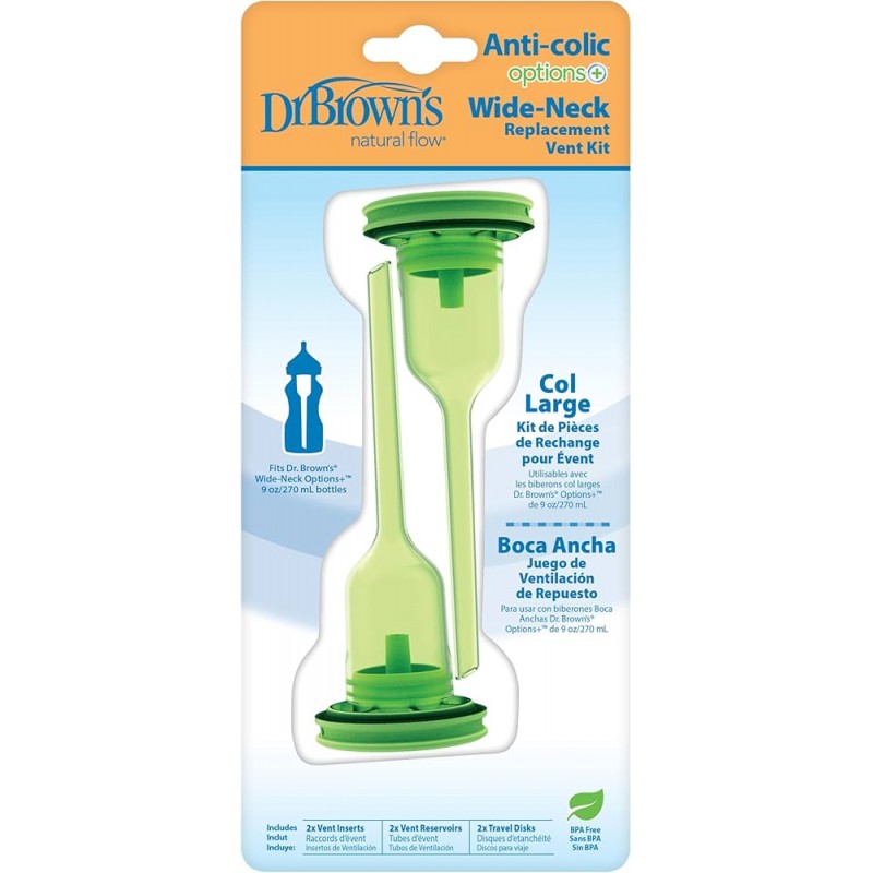 KIT SUBSTITUIÇÃO OPTION+ BOCA LARGA 270ml DR BROWNS