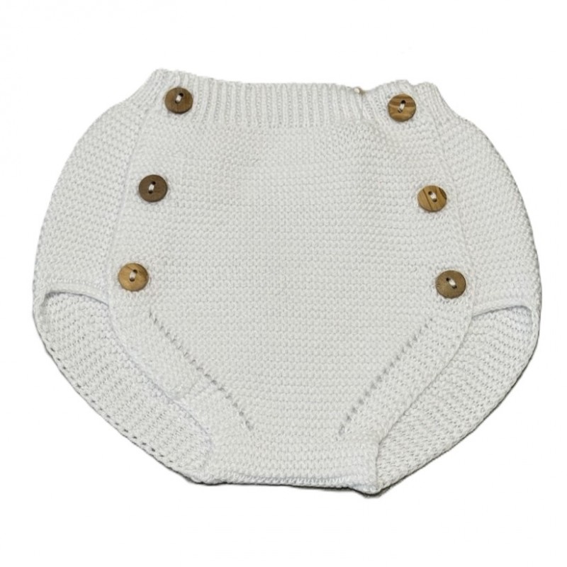 TAPA FRALDA MALHA COM BOTÕES ALGODÃO BRANCO 3m