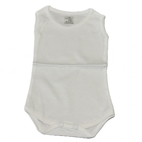 BODY BEBE CAVEADO ALGODÃO 6m