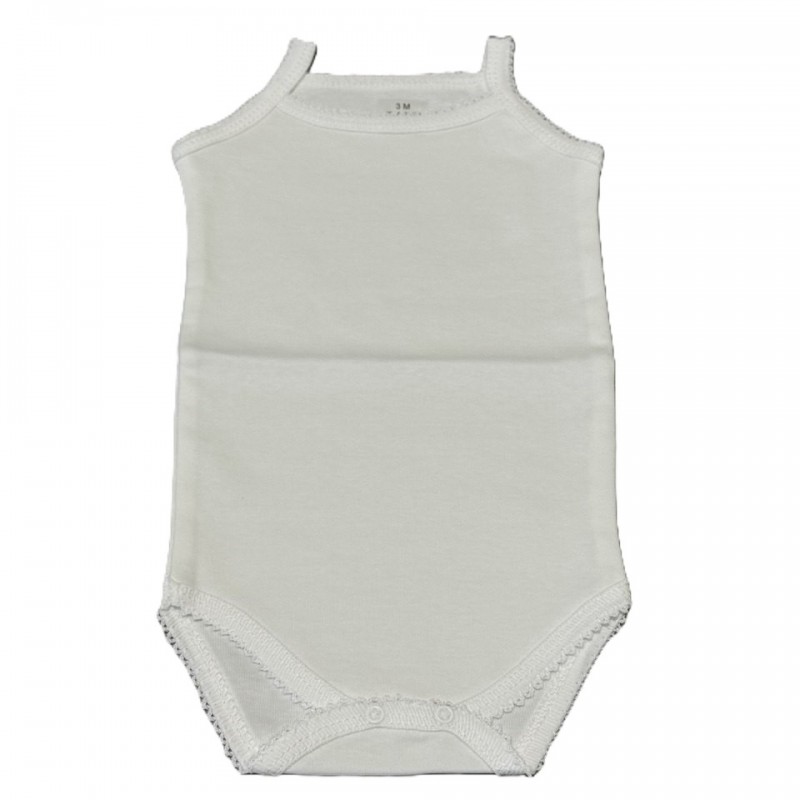 BODY BEBE ALÇAS ALGODÃO 1m