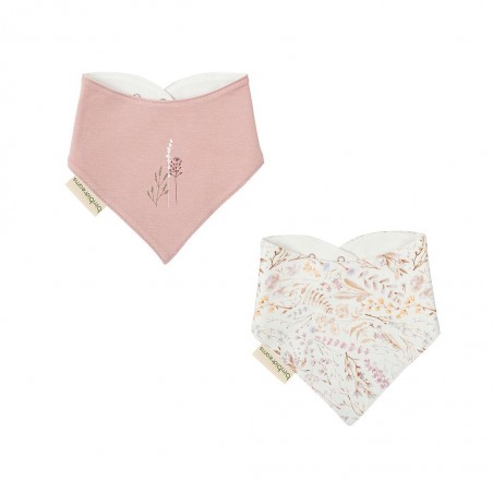 PACK 2 BANDANAS BAMBO NIZA B/LILA BIMBIDREAMS