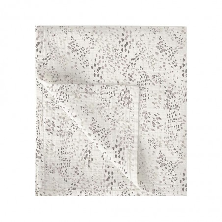 MUSELINA BAMBO DOTS B/LINO 120X120 BIMBIDREAMS
