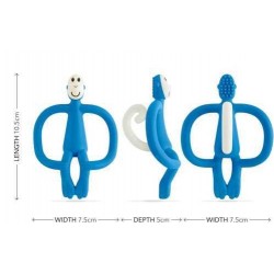 MORDEDOR SILICONE AZUL LIGHT MATCHSTICK MONKEY 3m+