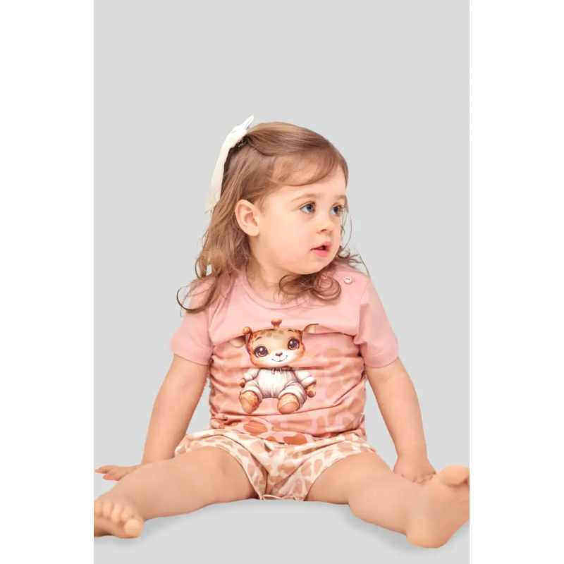 PIJAMA BEBÉ/CRIANÇA CURTO 124 SALMAO 6m SILEO