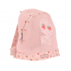 MOCHILA INFANTIL ANTI AREIA STRAWBERRIES MONNEKA
