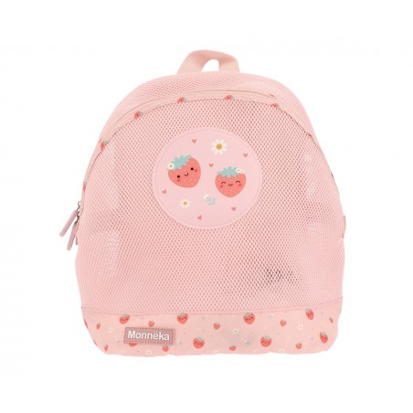 MOCHILA INFANTIL ANTI AREIA STRAWBERRIES MONNEKA