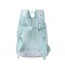 MOCHILA ESCOLAR MÉDIA + PORTA CHAVES THE TREE LITTLE PIGS