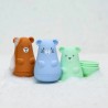 CONJUNTO BONECOS BANHO SILICONE AZUL  12m+ NATTOU