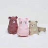 CONJUNTO BONECOS BANHO SILICONE ROSA 12m+ NATTOU