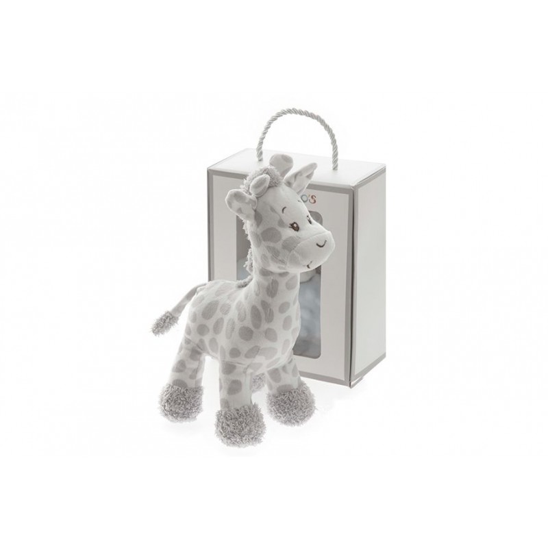 PELUCHE CHOCALHO GIRAFA CINZA GAMBERITOS 0m+