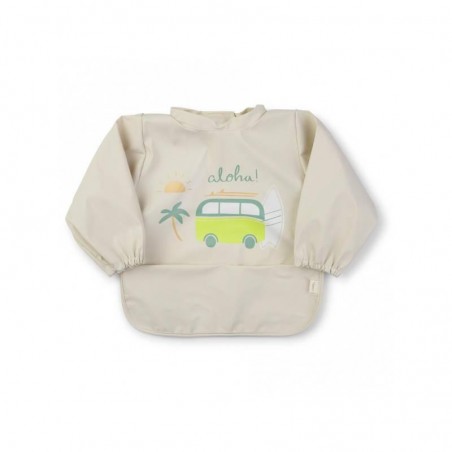BABETE IMPERMEÁVEL COM MANGAS ALOHA CREME +6m SARO