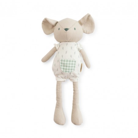 BONECO DE TRAPOS RATO GINGER SPRING COTAGE - SARO
