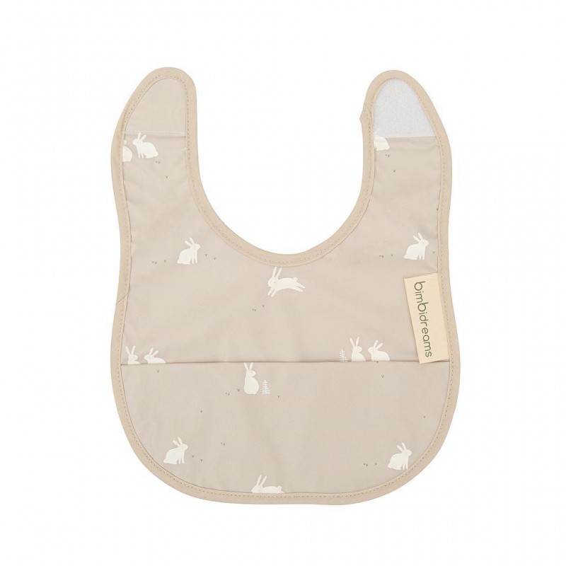 BABETE IMPERMEÁVEL COMILON BUNNY GRIS 25X30 BIMBIDREAMS